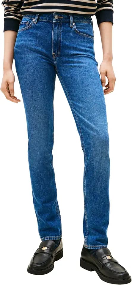 Tommy Hilfiger Damen Jeans Hose Flo Slim Fit