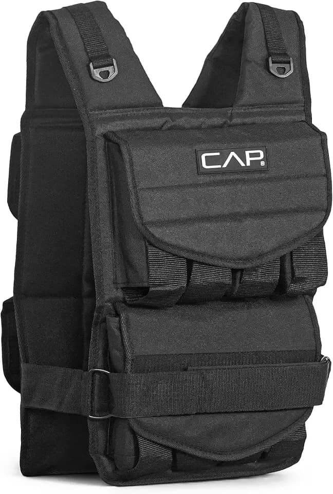 CAP Adjustable Weighted Vest 20–150 lbs for Strength Training, Running & Workouts, Weight Vest for Men & Women, Fitness Training Vest