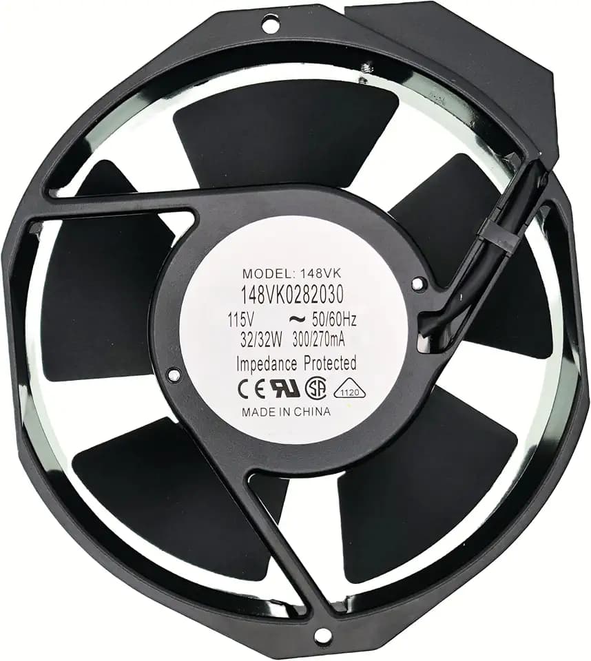 for 115V ETRI 148VK 148VK0282030 Cooling Fan, 35/33W 300/270mA 172×150×38mm 17238 Axial Fan