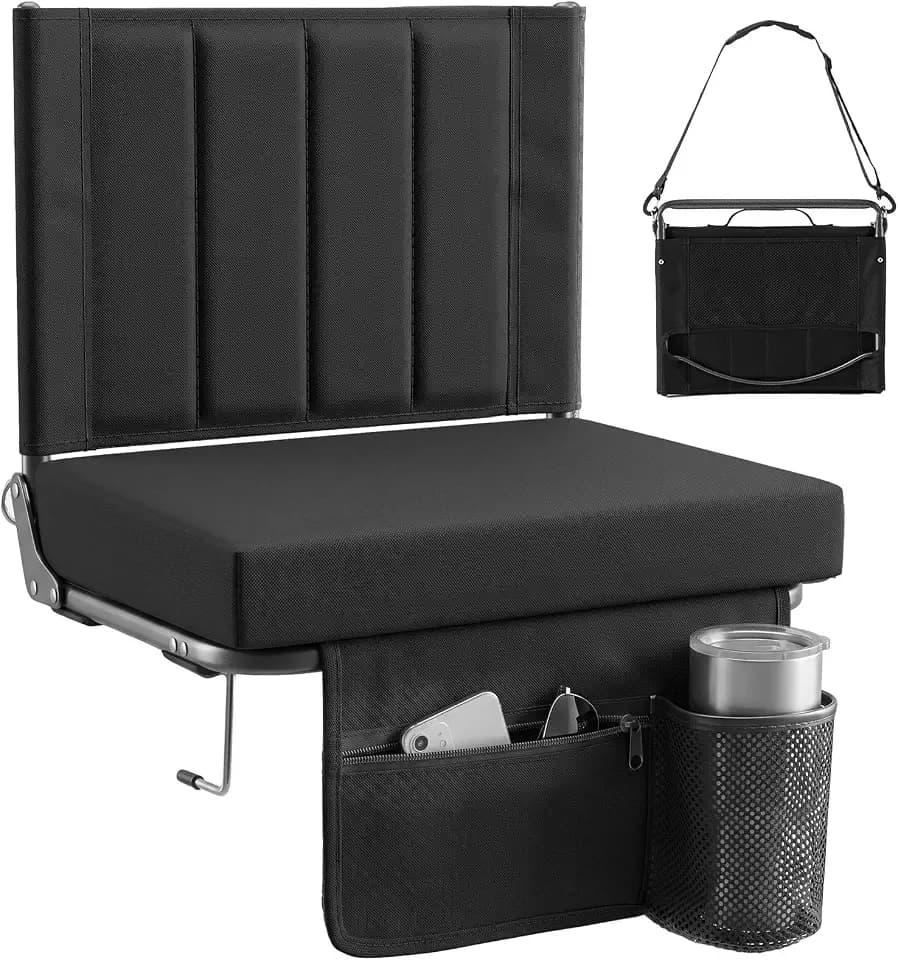 OLIXIS Stadium Seats with Back Support, Lightweight Bleacher Chairs