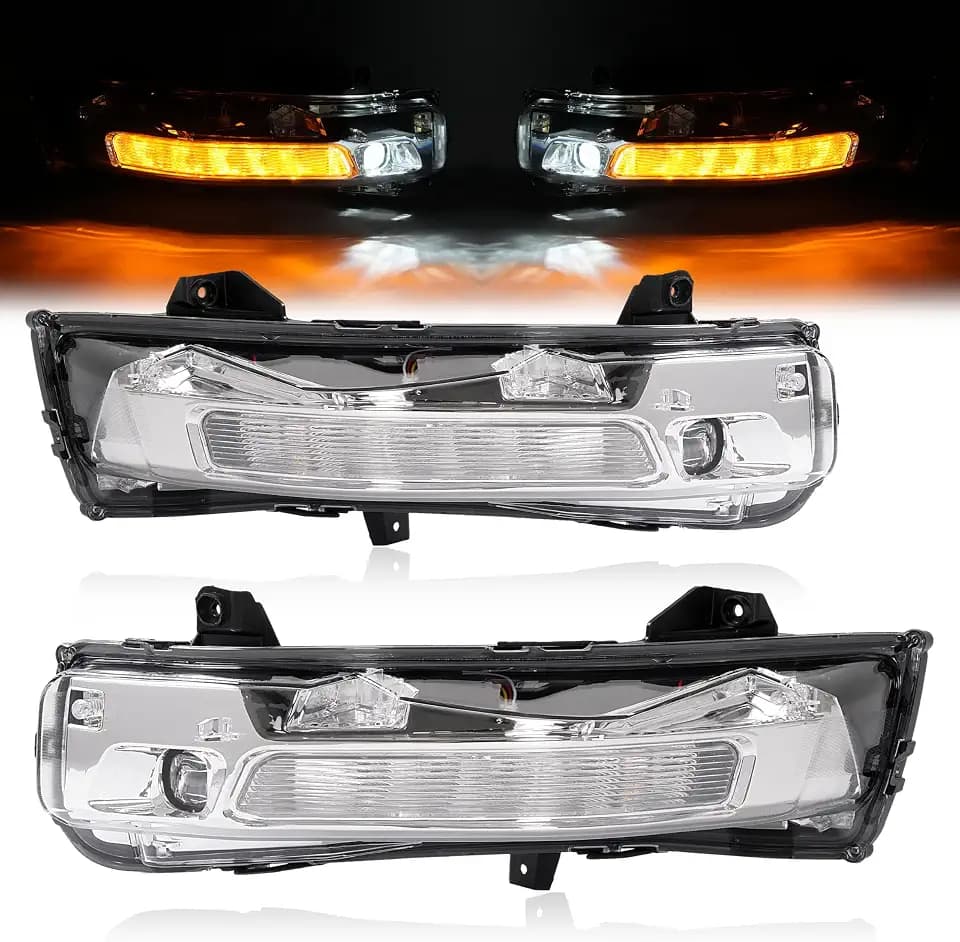 ALMULOO Fog Lights Compatible with 2018-2023 Mustang