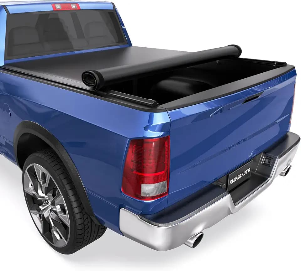 6.4FT Soft Rollup Truck Tonneau Cover Compatible for 2003-2026 Ram 2500