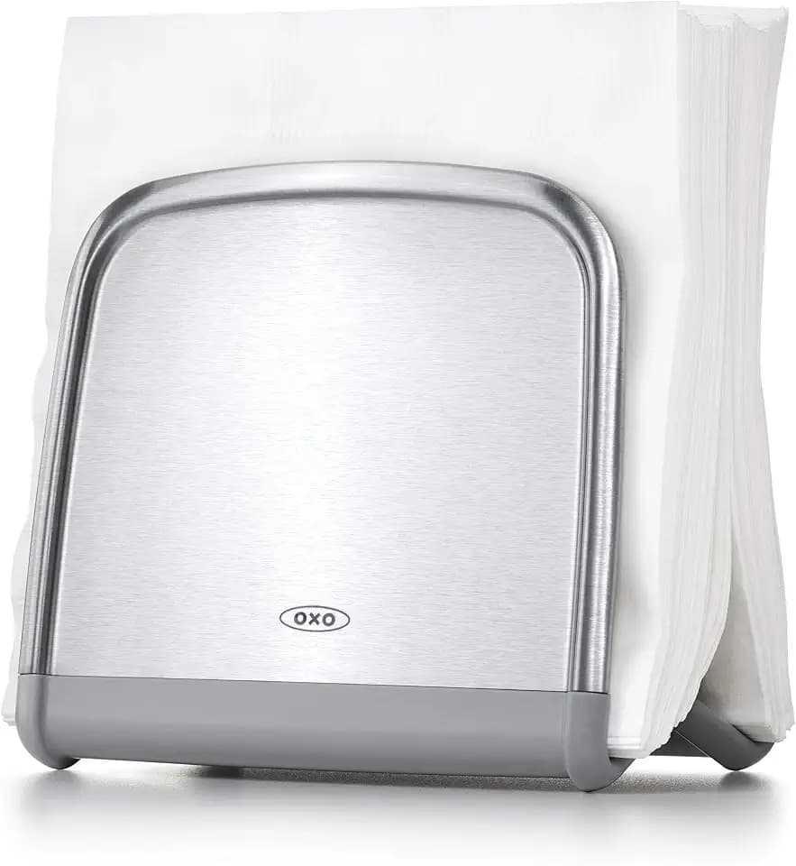 OXO Good Grips Serviettenhalter/Napkin Holder „Neat“ aus Edelstahl