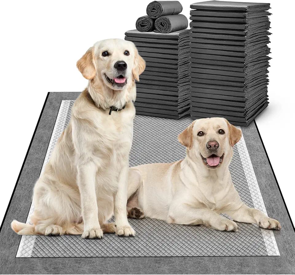 MIZOK Pee Pads for Dogs Charcoal Disposable No Leak XL Large 30x36in 35Ct