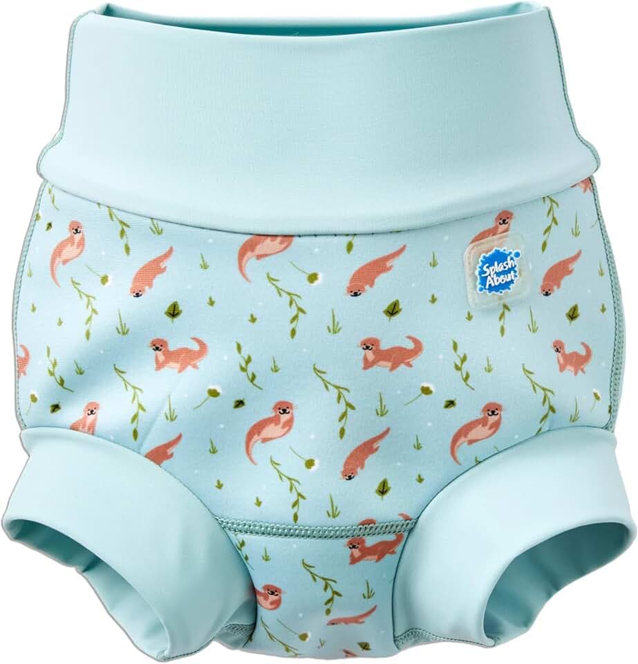 Splash About Happy Nappy Duo, Playful Otters, 3-6 Months