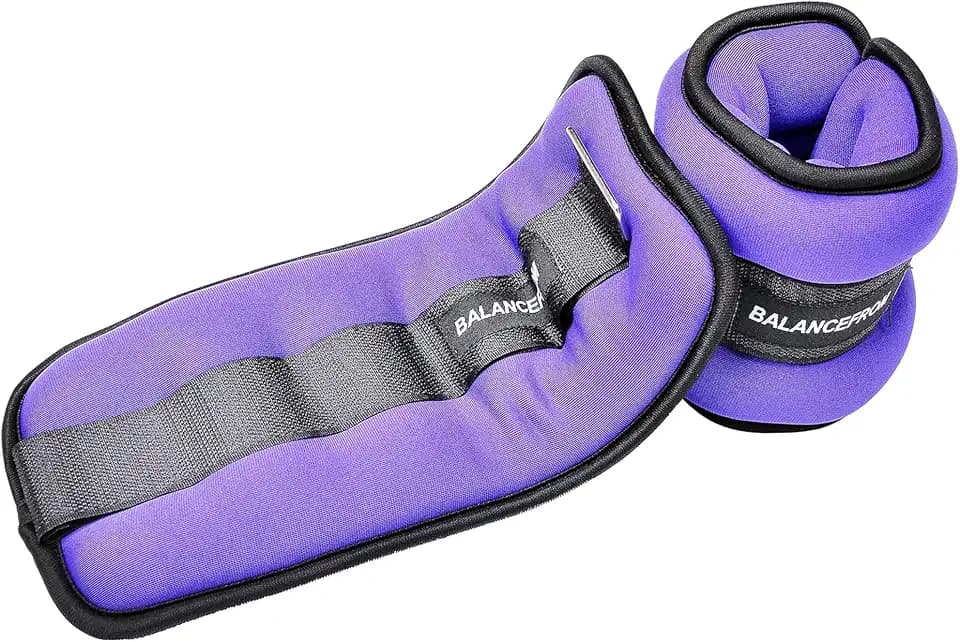 Fitvids Fully Adjustable Ankle Wrist Arm Leg Weights, Multiple Sizes