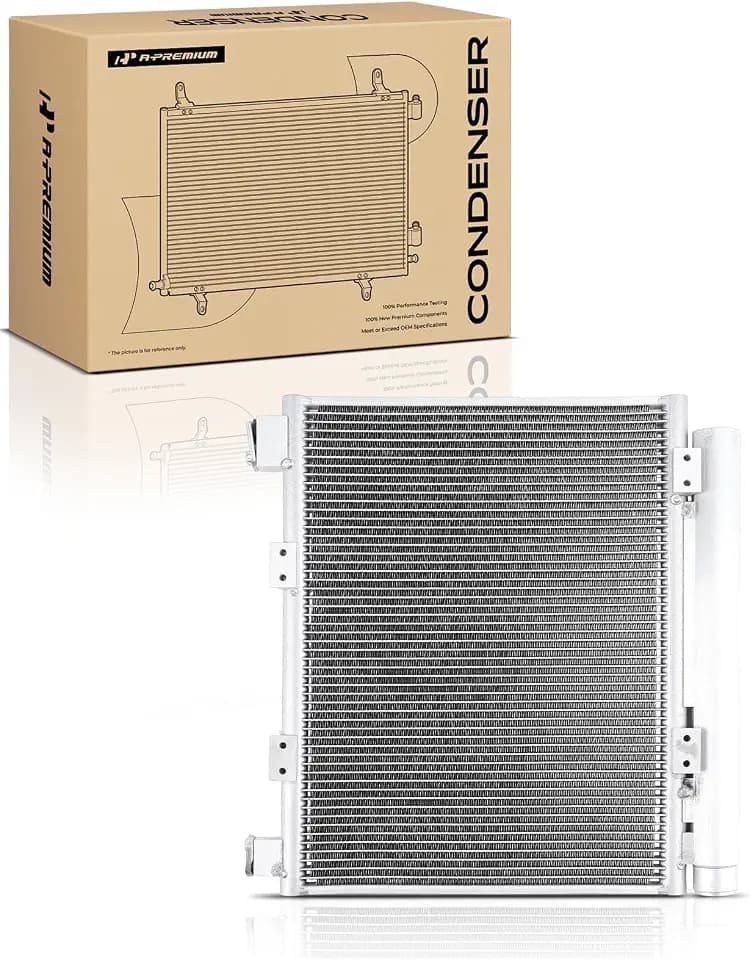 A-Premium Air Conditioning Condenser Compatible with Chevrolet & GMC