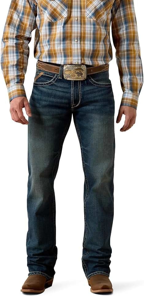 ARIAT Men's M2 Traditional Relaxed Ryder Boot Cut Jeans