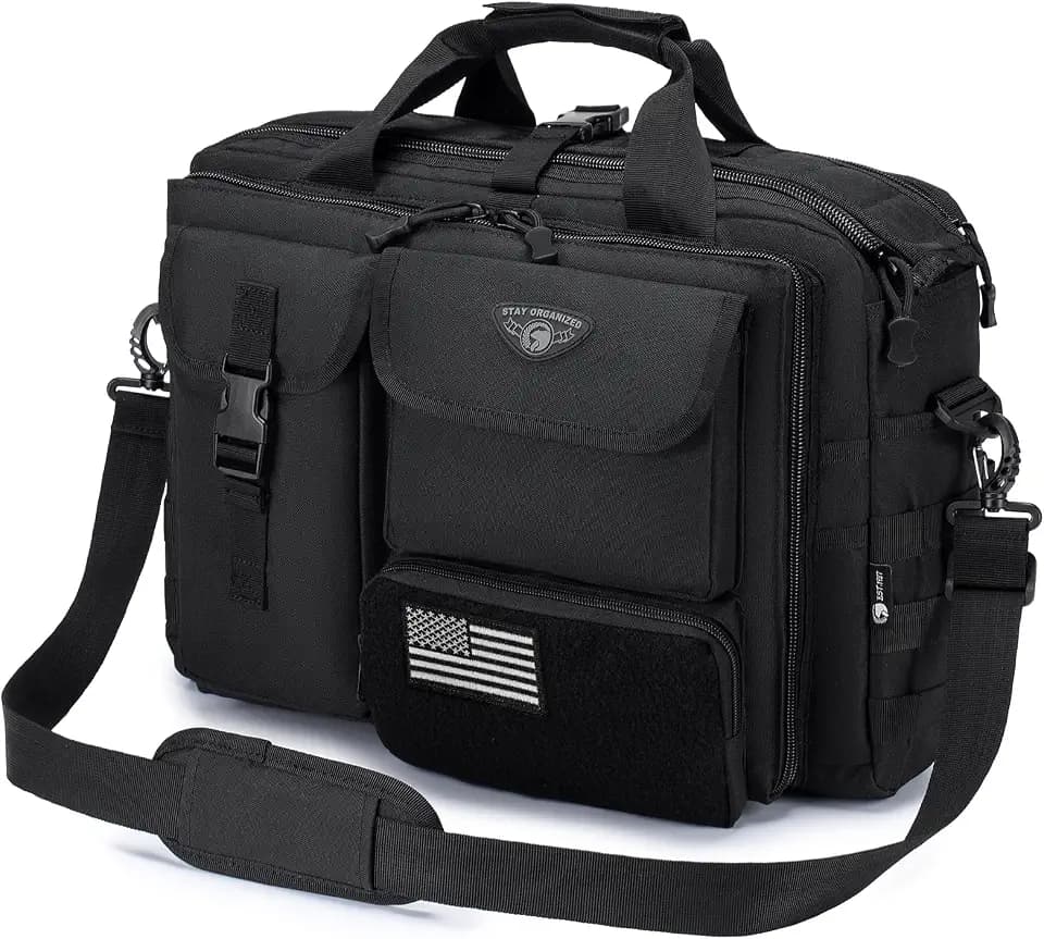 Stypos Tactical Messenger Bag,Tactical Briefcase for Man Military Laptop Bag 14 Inch/15.6 Inch /17.3 Inch Messenger Work Bag