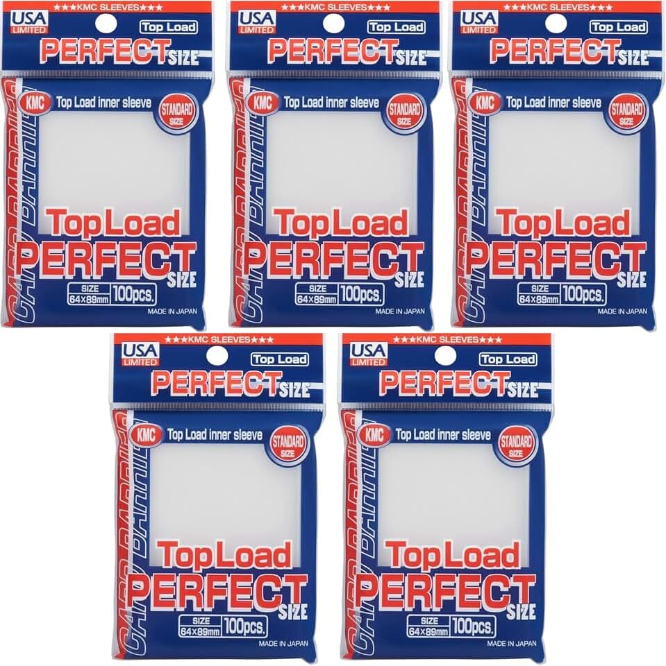 KMC Size Sleeves USA Version 5 Packs of 100