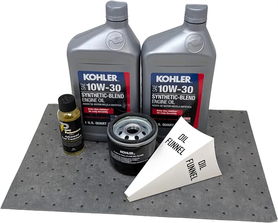 Kohler Genuine 12 050 01-S Oil Change Kit w/Oil pad 10W-30 Oil and Fuel Treatment