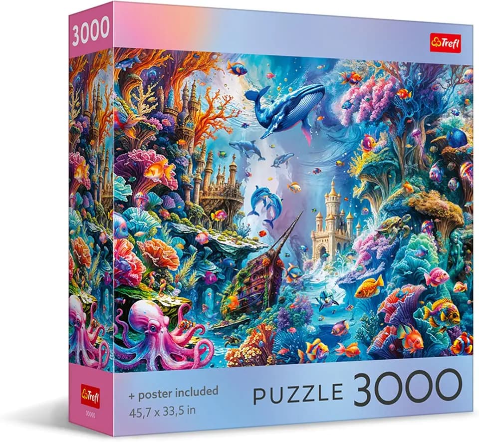 Trefl Underwater Life - 3000 Piece Puzzle 45.7"x 33.5"