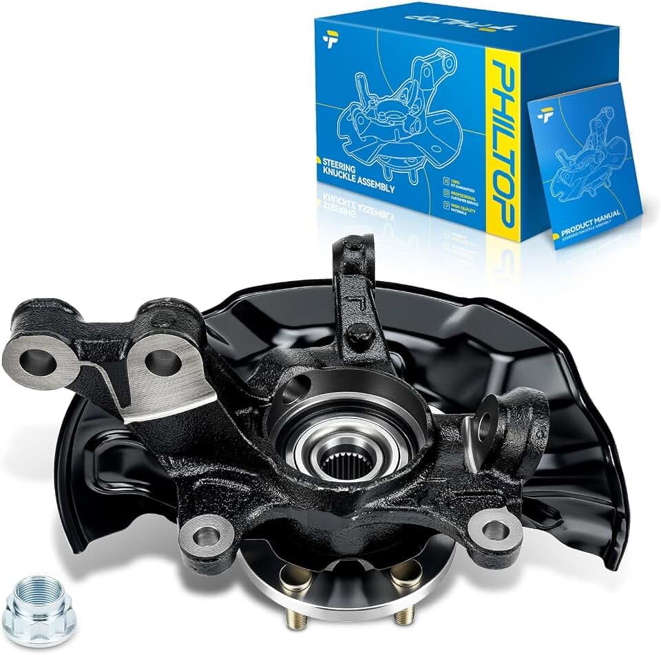 PHILTOP Front Right Knuckle Wheel Hub Bearing for 2009-2018 Toyota Corolla
