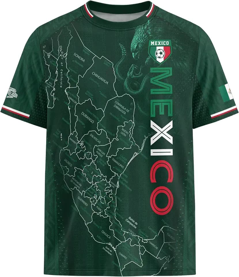 Soccer Jerseys for Men, Mexican Shirts for Women, Jersey De Mexico