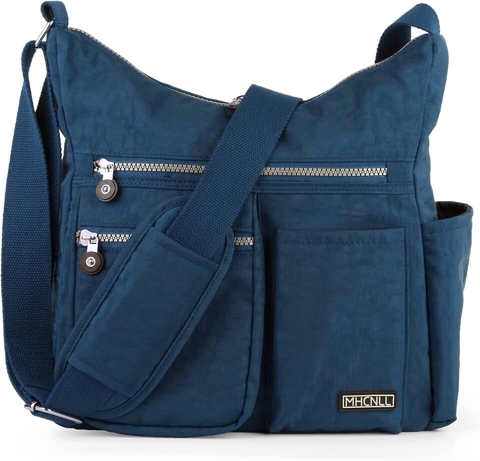 MHCNLL Umhängetasche mit RFID-Diebstahlschutzfach, Damenhandtasche, leicht und wasserabweisend
