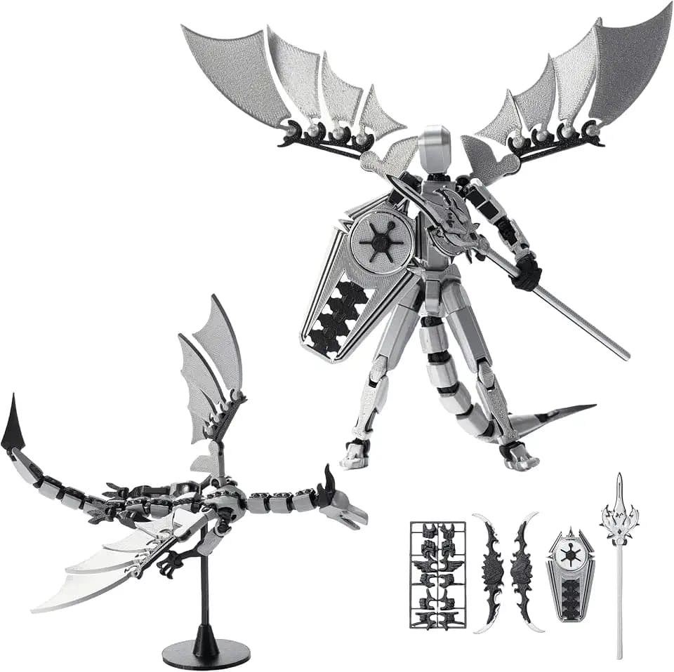 T 13 Figure Set & Titan 13 Action Figures Toys 2 Pack,3d Printed Dummy T-13