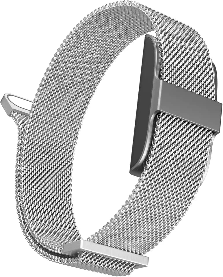 Metal Replacement Strap Compatible with Hume Band 1.0, Magnetic Mesh Loop
