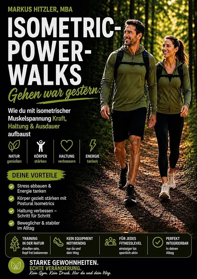 Isometric-Power-Walks: Gehen war gestern: Wie du mit isometrischer Muskelspannung Kraft, Haltung & Ausdauer aufbaust