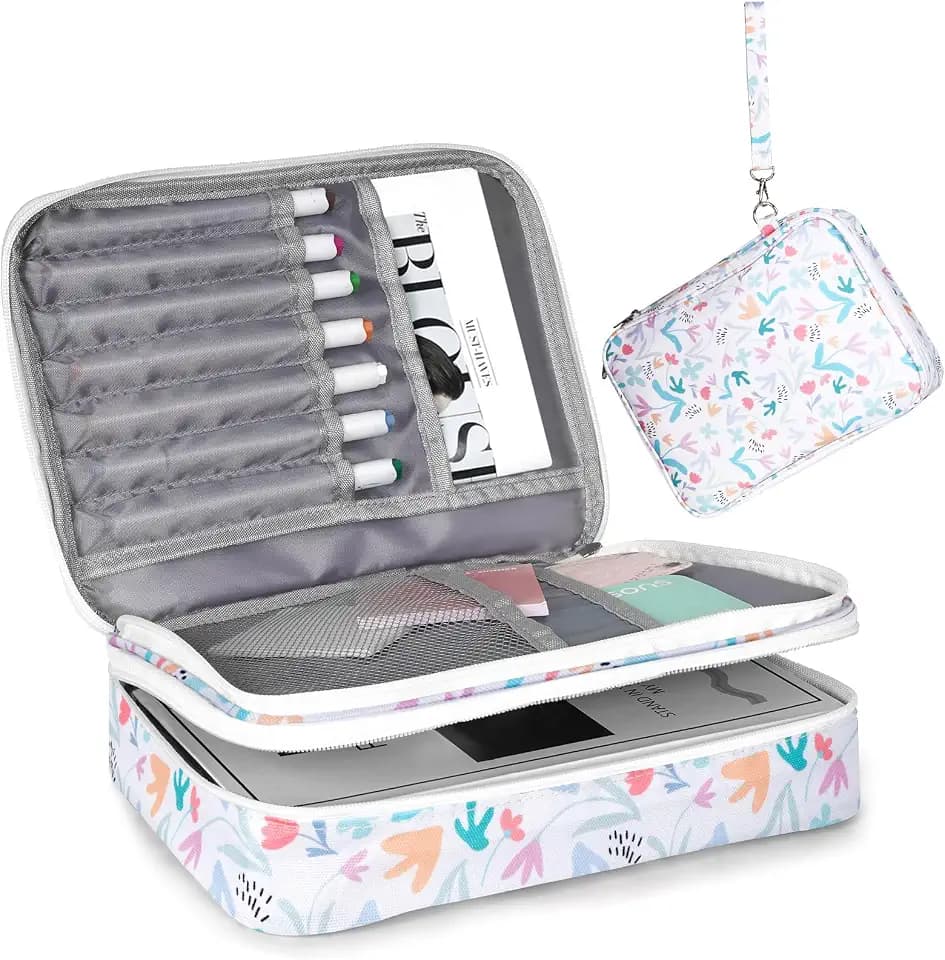 Bible Bag for Women and Girls, Large Bible Cover Case with 2 Compartments