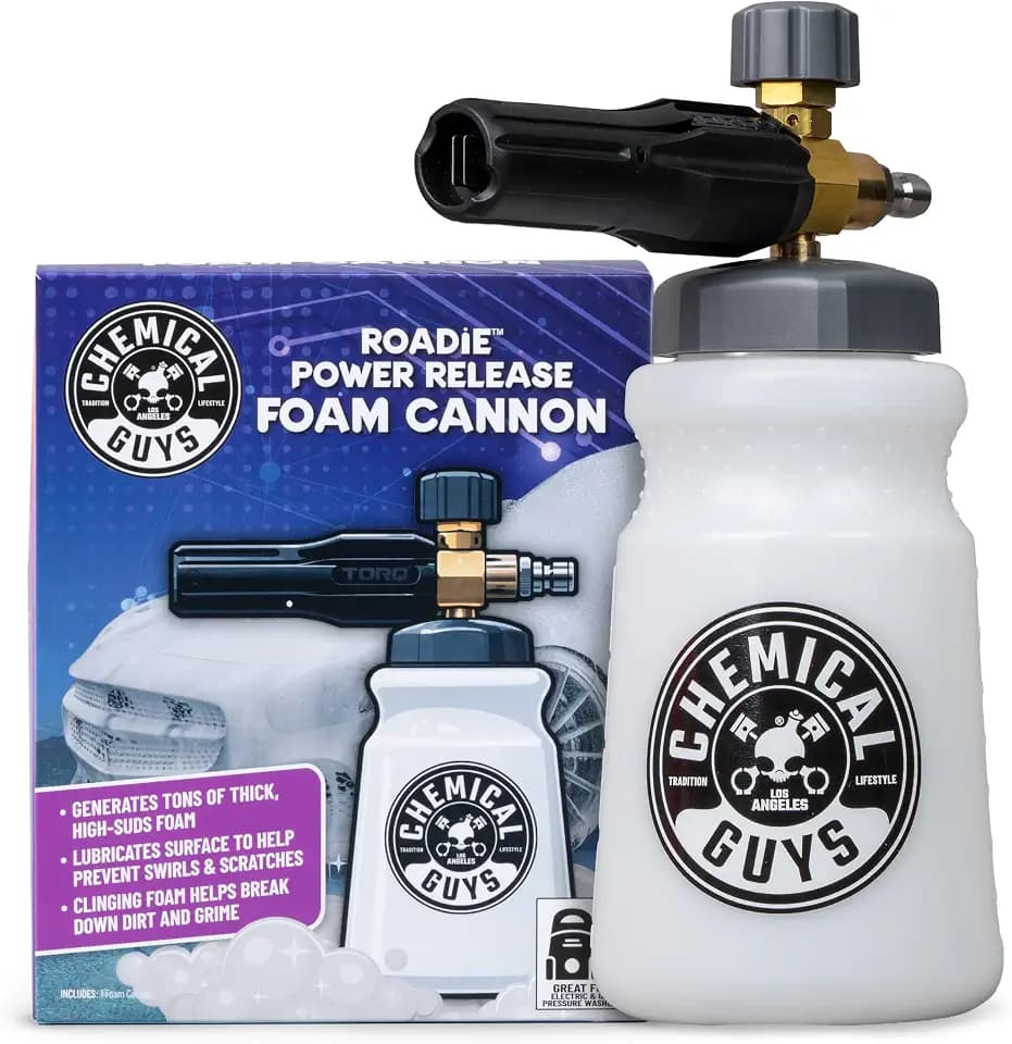 Chemical Guys, Adjustable Foam Cannon for Pressure Washers, 32 oz