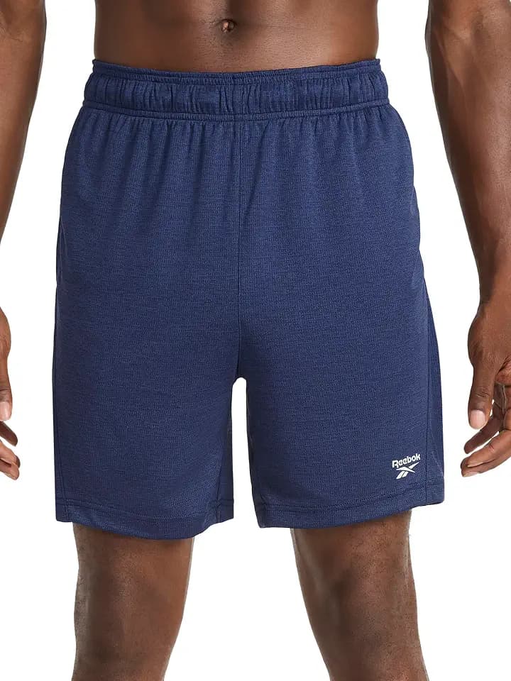 Reebok Men's Viper 2.0 7” Short, Standard Fit, Lightweight Poly Grid Mesh Fabric