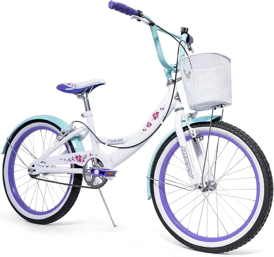 Huffy Girly Girl 20” Kinderfahrrad 6-9 Jahre - Weiß Violett