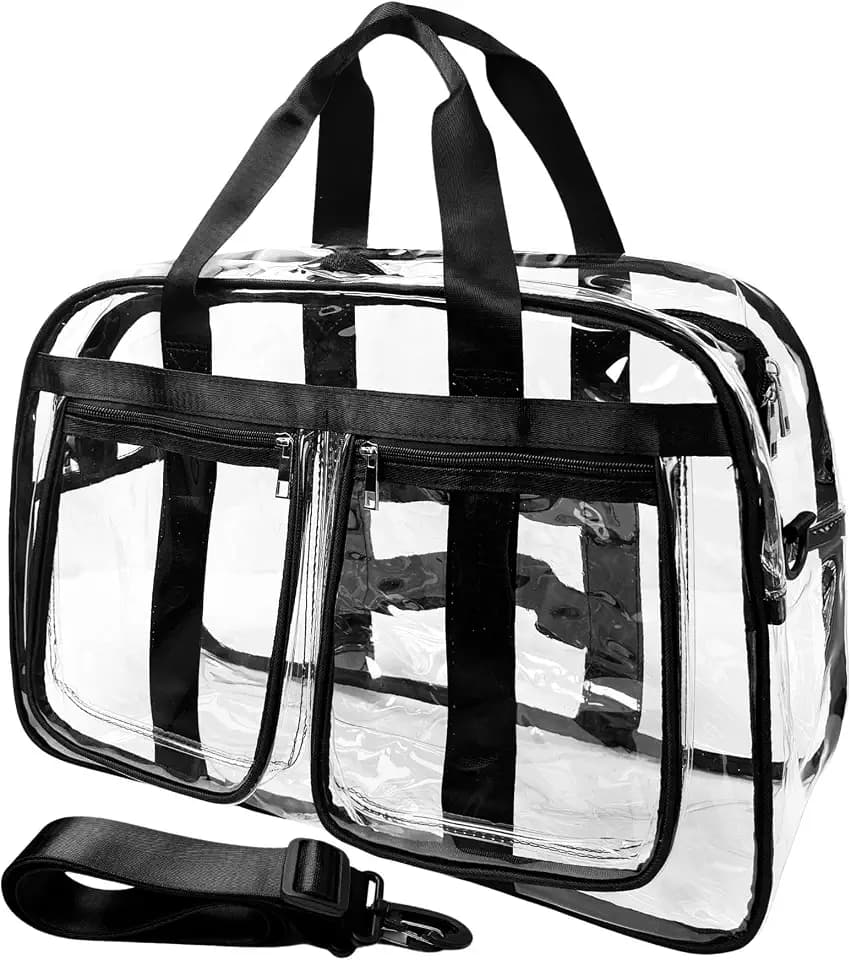 Extra Large Clear Bag for Duffle Heavy Duty, Big Clear Tote Bag