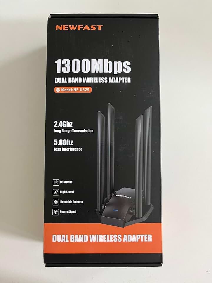 Leistungsstarker WiFi Adapter 329 Computer & Zubehör > Netzwerk