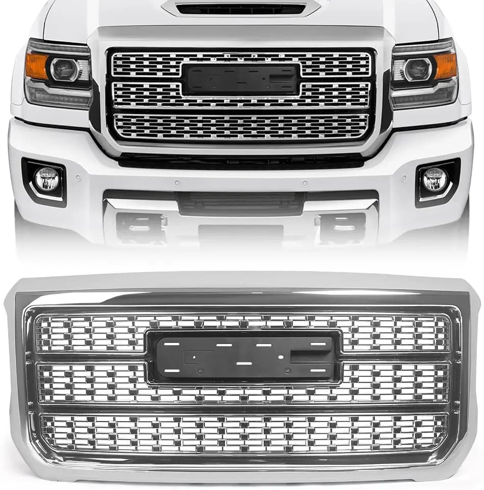 Grille Fit for GMC Sierra 2500HD 3500HD 2015 2016 2017 2018 2019