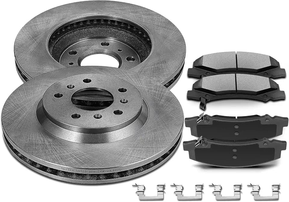 SCITOO Front 11.93" Brake Pads and Rotors Kits Brakes Kit:55126;D1159-8269