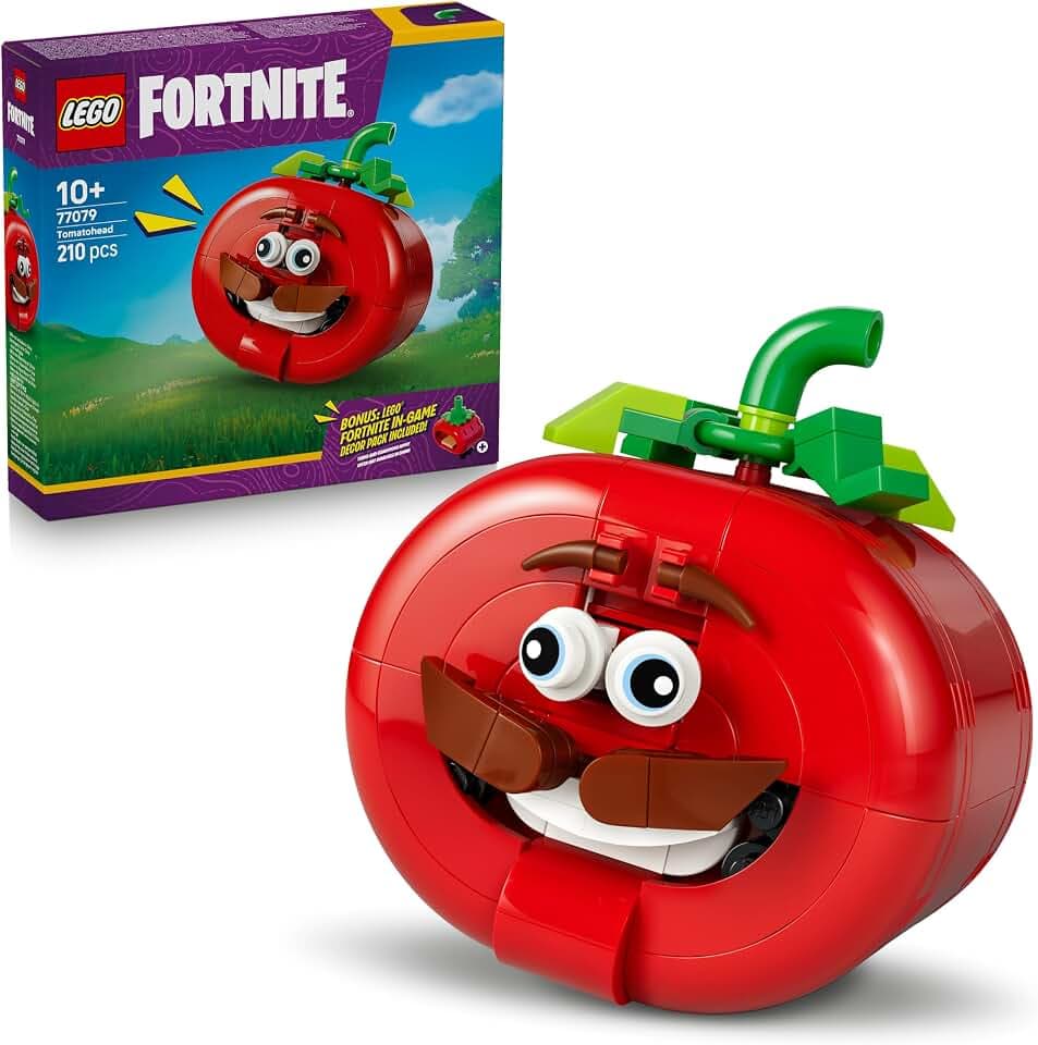LEGO Fortnite Tomatenkopf - Interaktive Figur mit Restaurant Innenraum - Zimmer- oder Schreibtischdeko für Kinder - Gaming Geschenk für Jungen, Mädchen und Fans ab 10 Jahren - 77079