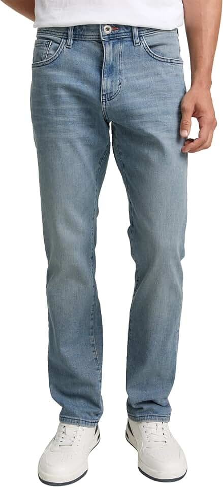 Tom Tailor Herren TTMARVIN Straight Jeans mit Stretch