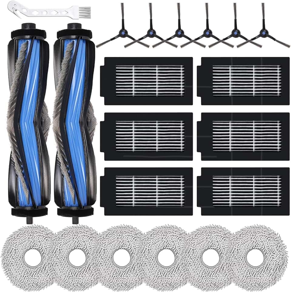 21 Stück Zubehör für Ecovacs Deebot T50 Pro Omni Gen 2/T50 Omni Saugroboter