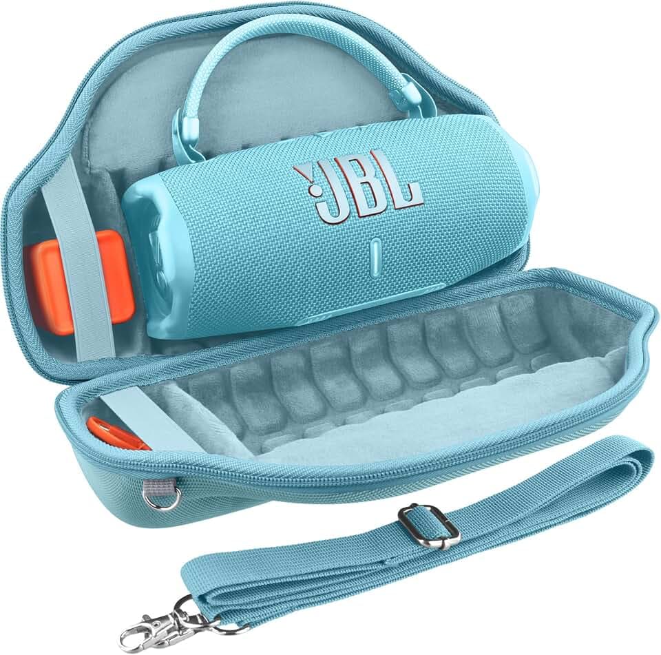 co2CREA Case for JBL Charge 6 Portable Bluetooth Speaker, Teal