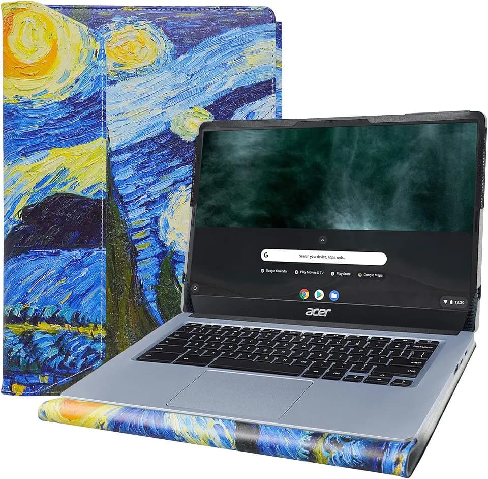 Protective Case Cover for Acer Chromebook 317 CB317-1H CB317-1H-C994 17.3" Laptop[Not fit Acer Chromebook 314 315],Starry Night
