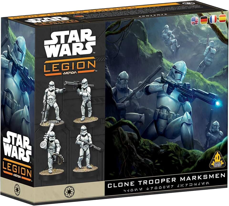 Asmodee, Star Wars: Legion – Clone Trooper Marksmen, Tabletop-Erweiterung