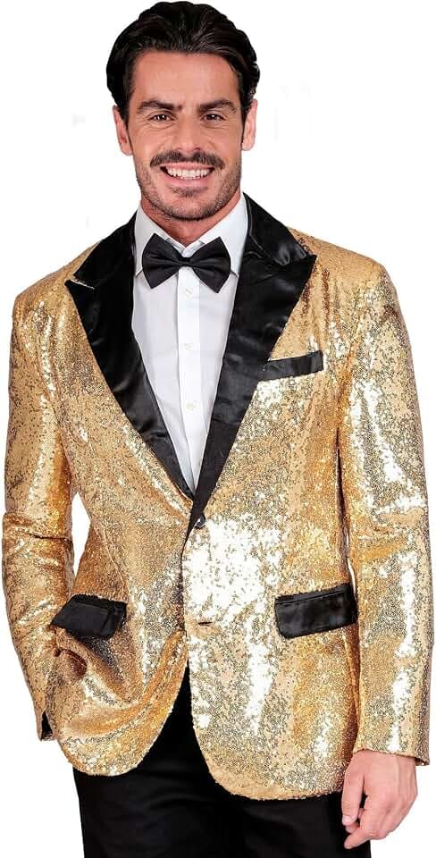 W WIDMANN MILANO Party Fashion - Pailletten Jackett Herren