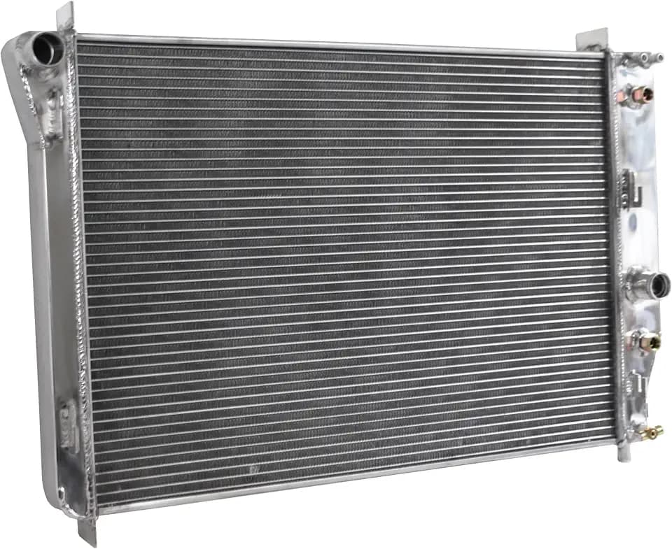 3 Row Radiator Fits 1997-2004 Chevrolet Corvette Base Coupe 2-Door 5.7L 350Cu. V8 C5 Z06 Polished Aluminum 24.75"×18"