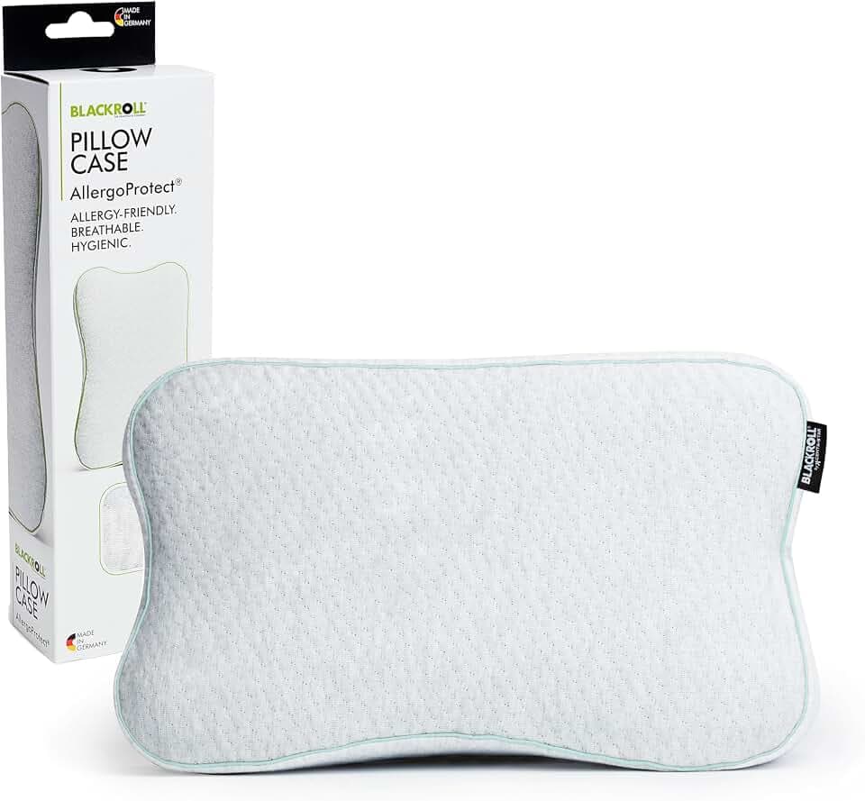 BLACKROLL® Pillow CASE AllergoProtect, Allergiker Kissenbezug 30 x 50 cm für Recovery Pillow, Kopfkissenbezug aus weichem Material, Kissenhülle gegen Hausstaub und Milben, Made in Germany