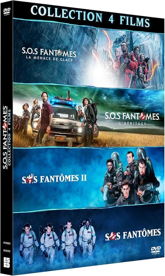 S.o.s fantômes - collection 4 films : s.o.s fantômes + s.o.s fantômes II + l'héritage + la menace de glace [FR Import]