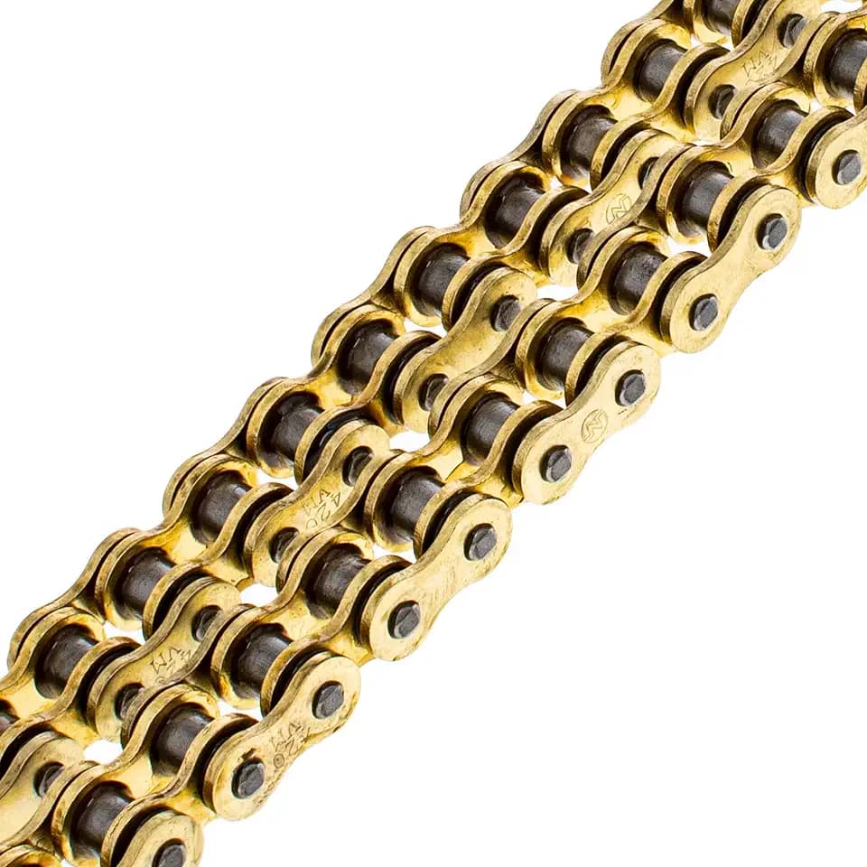 NICHE Gold 420 X-Ring Chain 118 Links with Connecting Master Link
