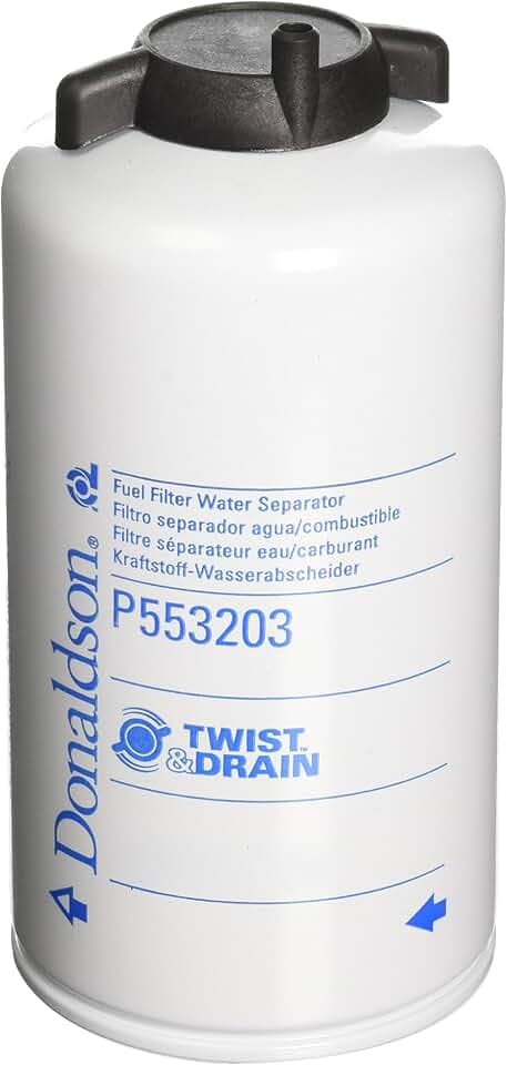 Donaldson P553203 Fuel Filter (Water Separator, Spin-on)