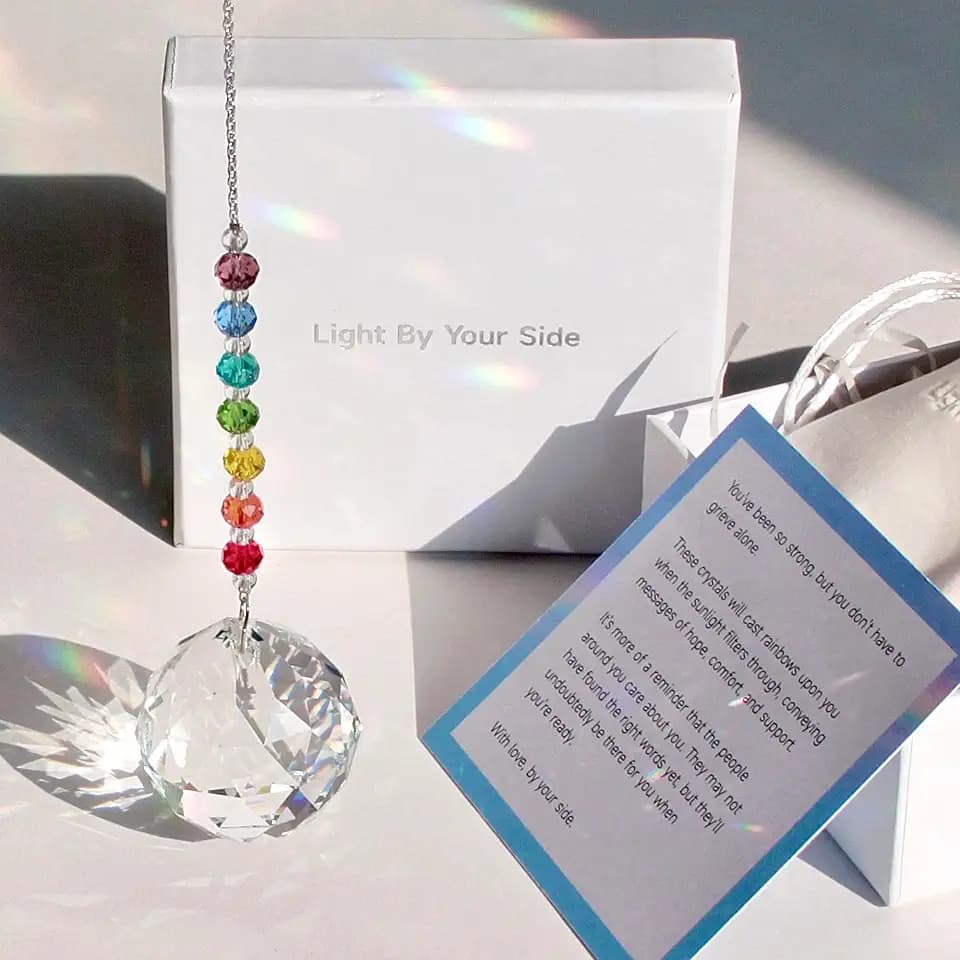 Light By Your Side Rainbow Maker, Sympathy Gifts for Loss of Loved One