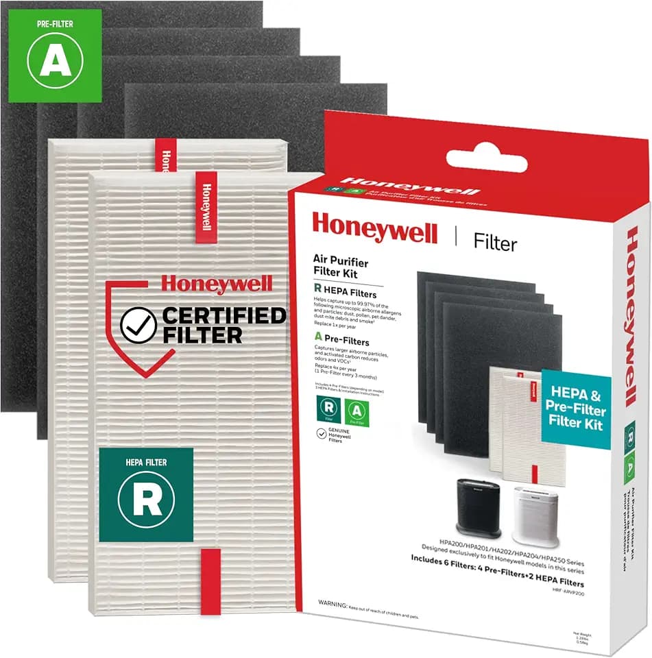 Honeywell HEPA Air Purifier Filter Kit Pack for HPA200 and HPA5200 Series
