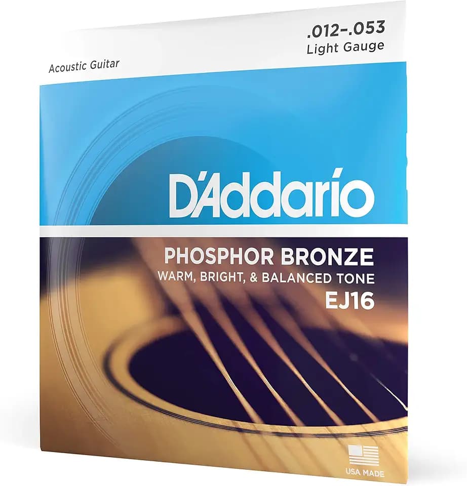 D'Addario EJ16 Phosphor Bronze Akustikgitarrensaiten Light 12-53