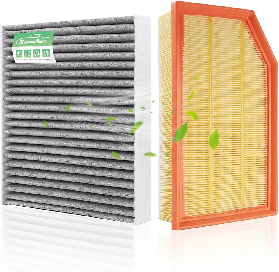Engine & Cabin Air Filter Combo for Jeep Wrangler 2.0L/3.6L 2018-2026