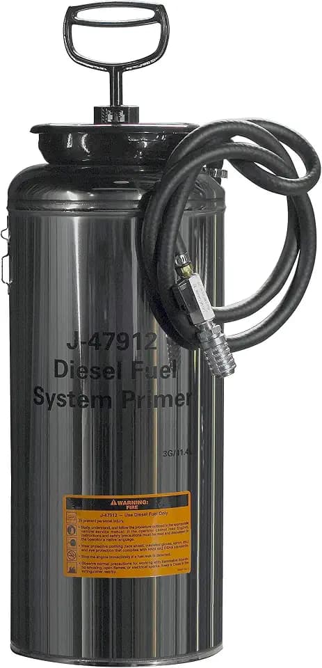 OTC 5869 Stainless Steel, 3-Gallon Diesel Fuel System Priming Pump