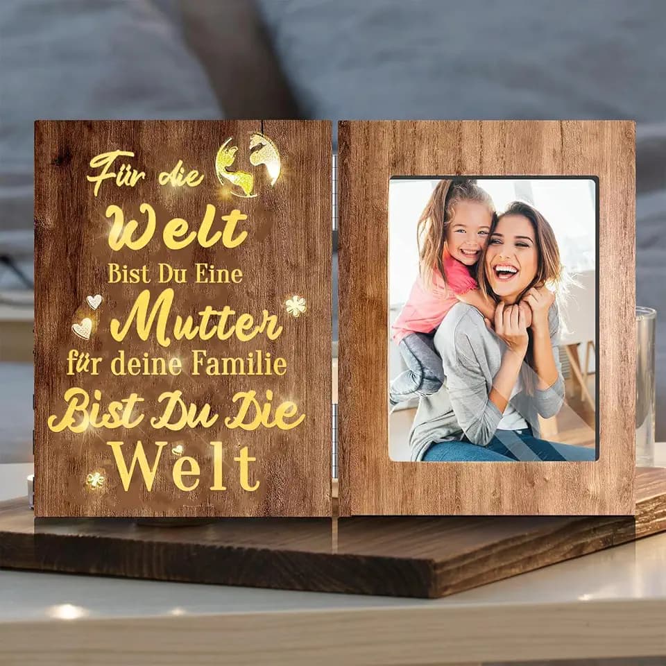 Bilderrahmen Geschenk für Mama, Geburtstagsgeschenk für Mama | Beste Mama der Welt - Geburtstagsgeschenk für Frauen, Mutter Frau zum Ostern Muttertag Geburtstag Weihnachten