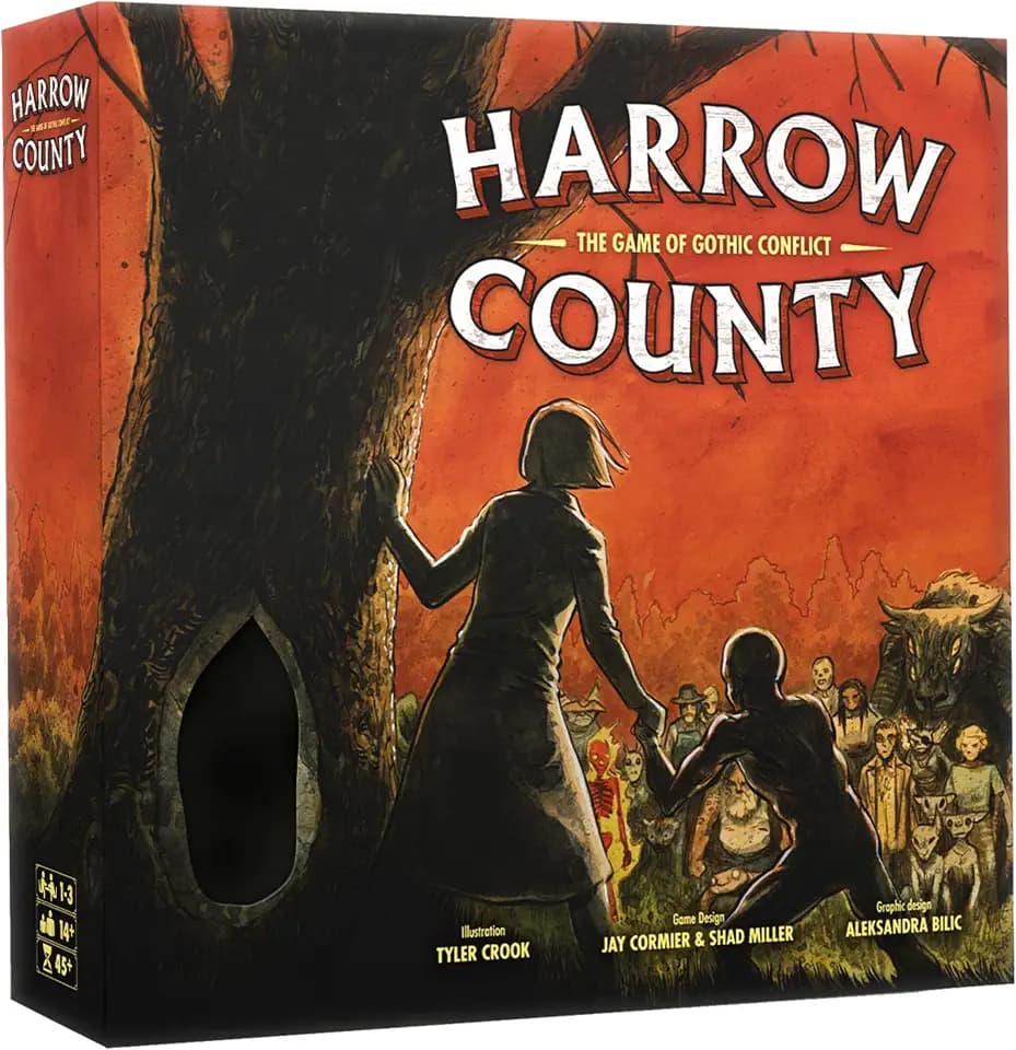 Harrow County: The Game of Gothic Conflict | Asymmetric Horror Strategy Board Game | 1–3 Players (Solo Mode Included) | Ages 14+ | Spooky Halloween Board Game by Off The Page Games