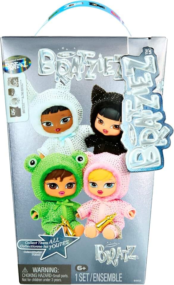 Bratz Bratziez Bling – Serie zum 25-jährigen Jubiläum – 6 Plüsch-Figuren